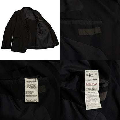 Y's for men Archive Cotton Gabardine Blazer Black Size 1