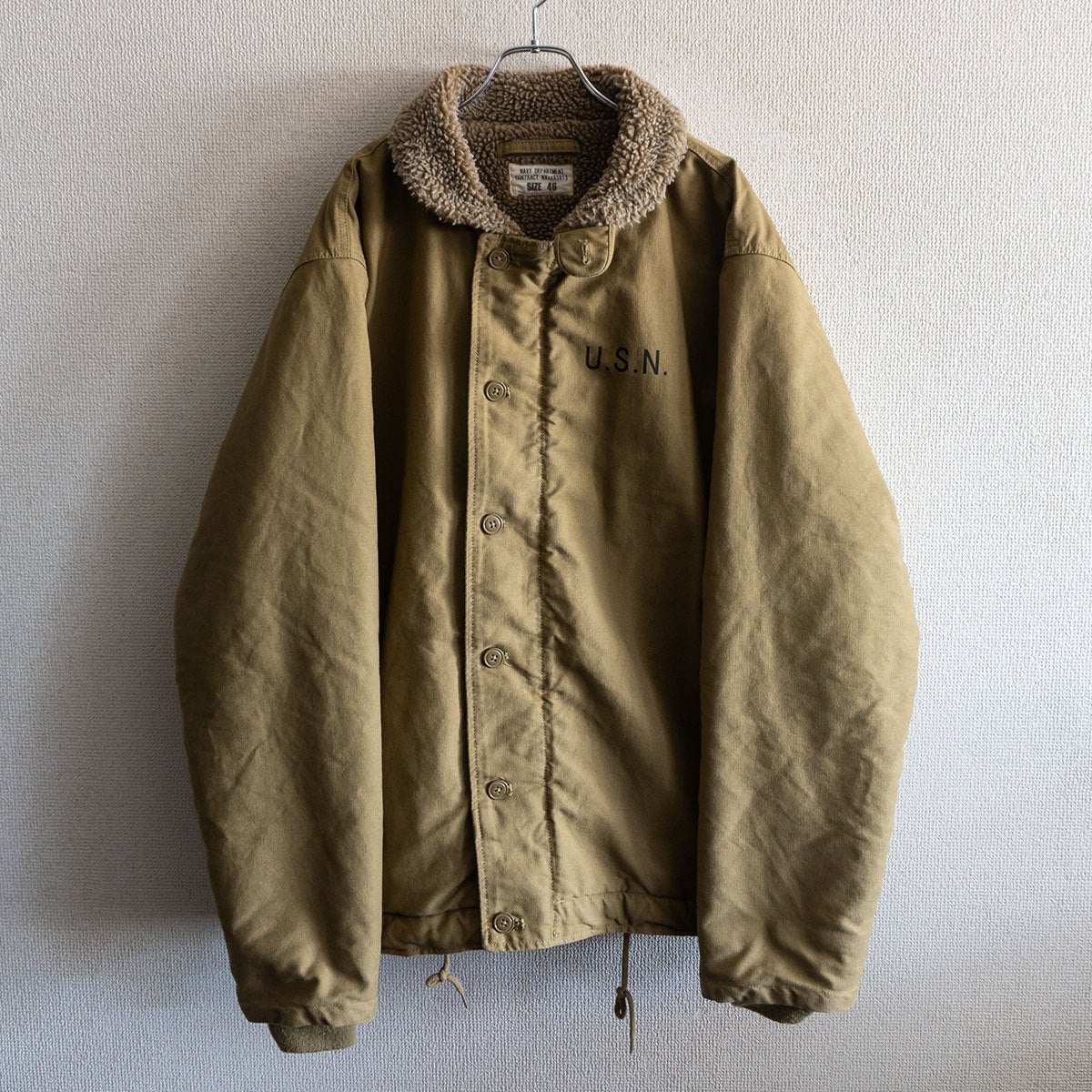 WAIPER Navy Department Deck Jacket Size 46