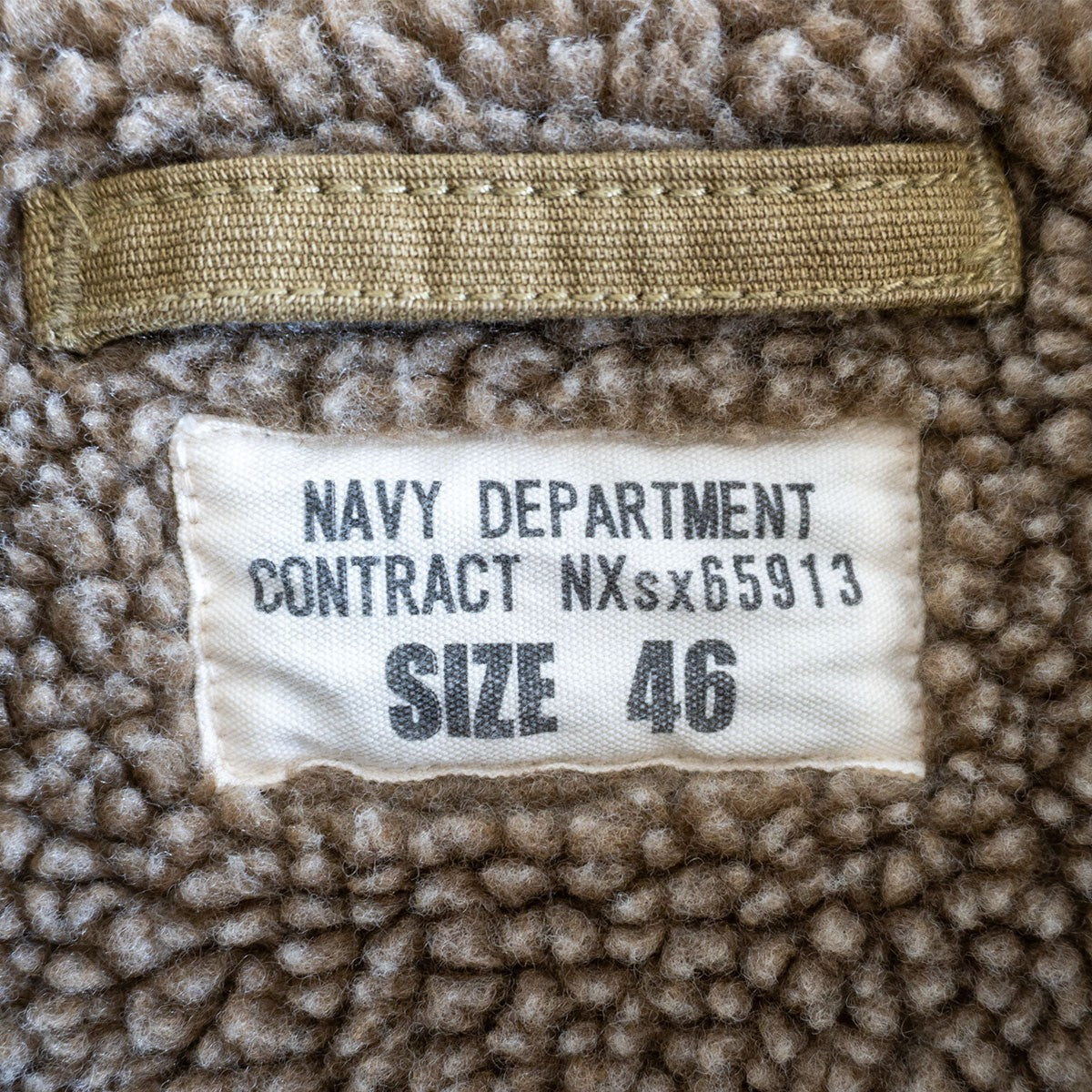 WAIPER Navy Department Deck Jacket Size 46