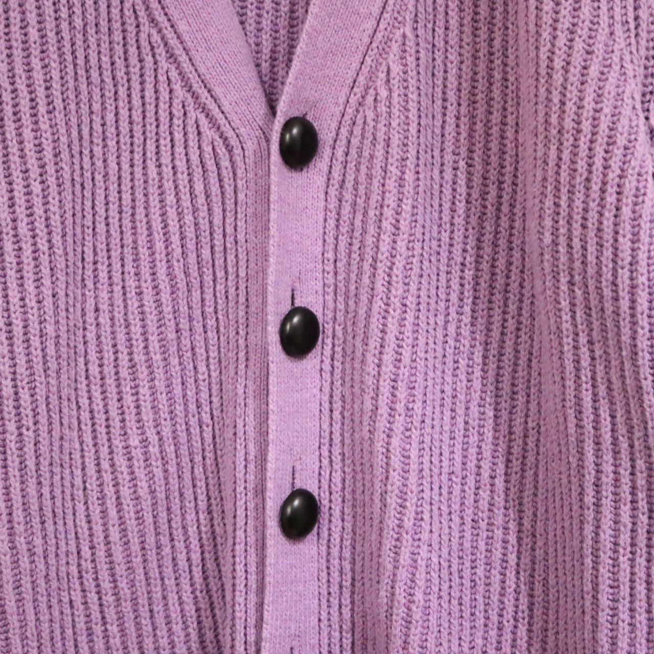 JIL SANDER 22AW Low Gauge Wool Cardigan Purple Size 52