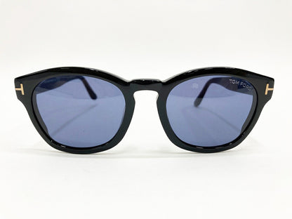 TOM FORD Bryan-02 TF590-F 01V Sunglasses Black Size 53