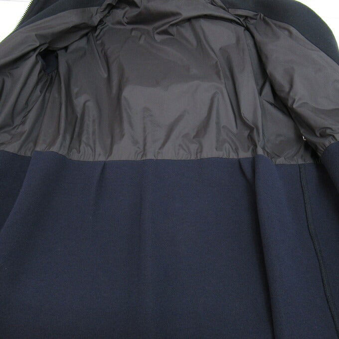 sacai Black Asymmetric Paneled Zip Hoodie