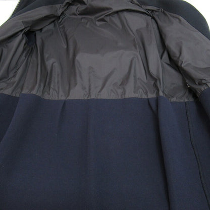 sacai Black Asymmetric Paneled Zip Hoodie