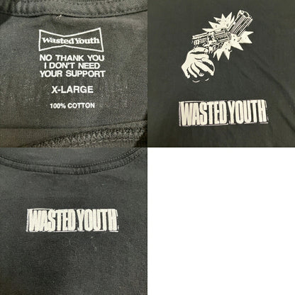 Wasted Youth #05 GUNS TEE Black Size XL