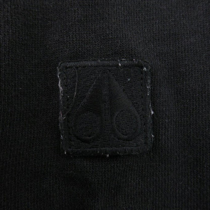 MOOSE KNUCKLES Moose Munster Black Sweatshirt Size S