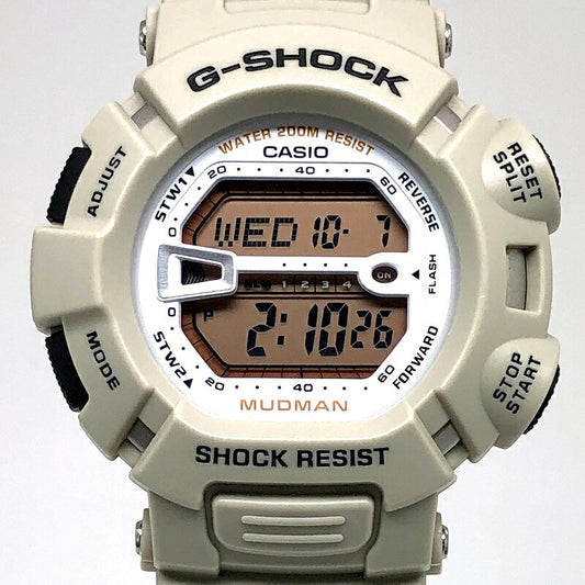 Casio G-SHOCK G-9000-8 MUDMAN Mud Resist Beige Orange Watch