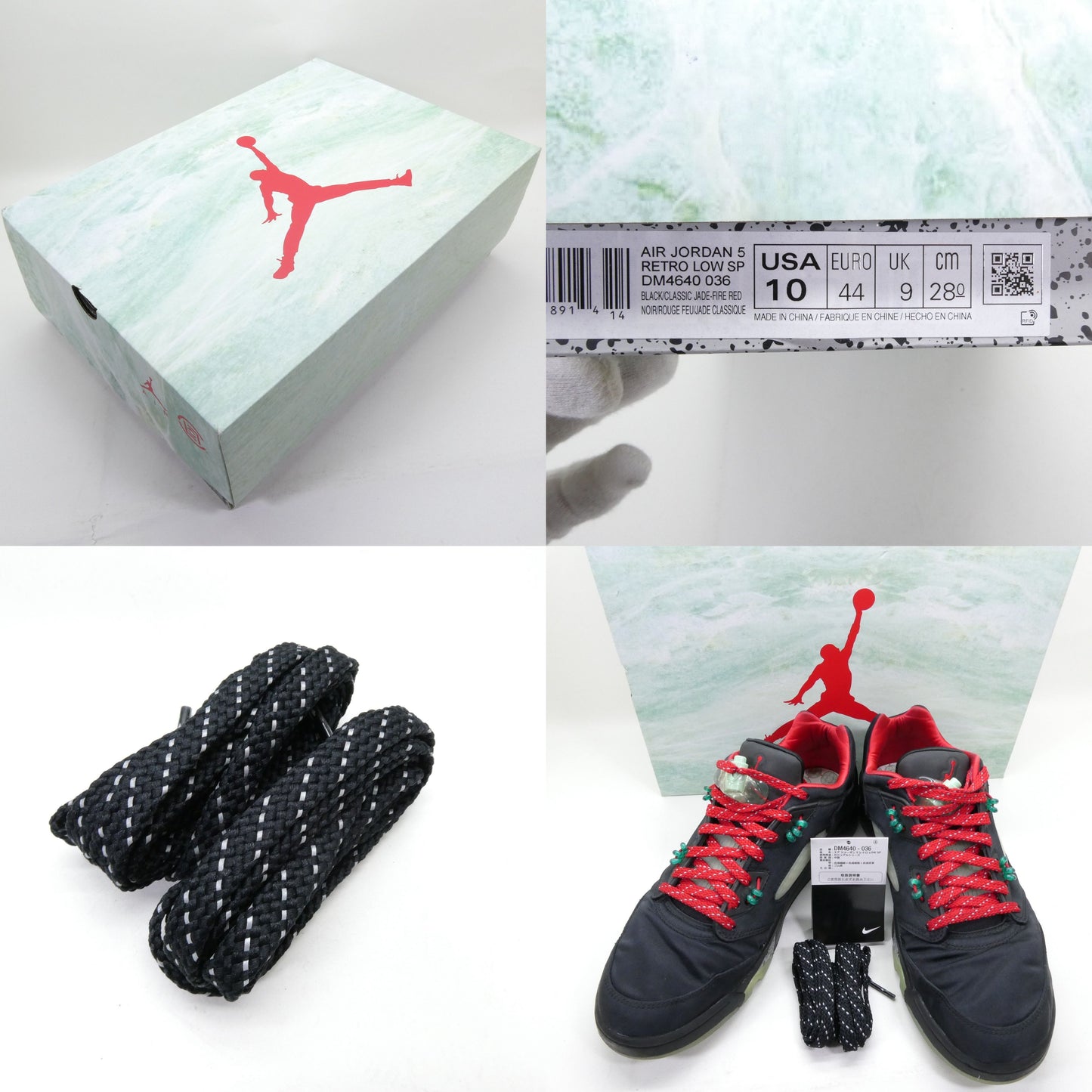 CLOT x Nike Air Jordan 5 Retro Low SP Multi Sneakers