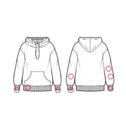 sacai 21SS Eric Hase Collaboration Hoodie Black Size 2