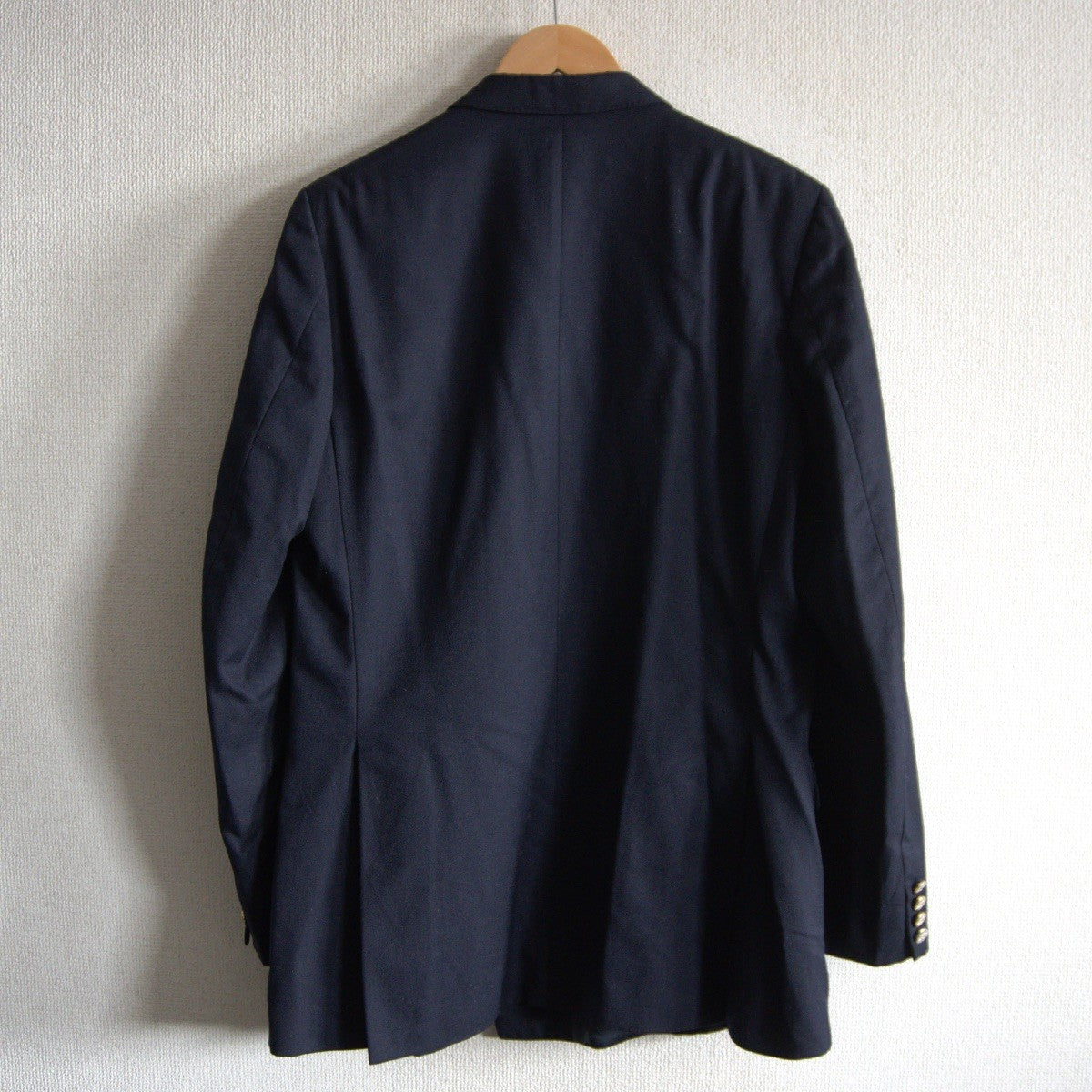 BURBERRYS Double Breasted Navy Blazer Silver Buttons Size XL
