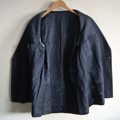 BURBERRYS Double Breasted Navy Blazer Silver Buttons Size XL