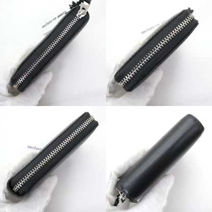 COMME des GARCONS Silver Eyelet Wallet Black Size ONE SIZE