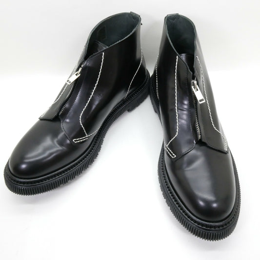ADIEU Black Leather Boots Type 104