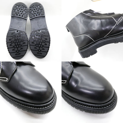 ADIEU Black Leather Boots Type 104