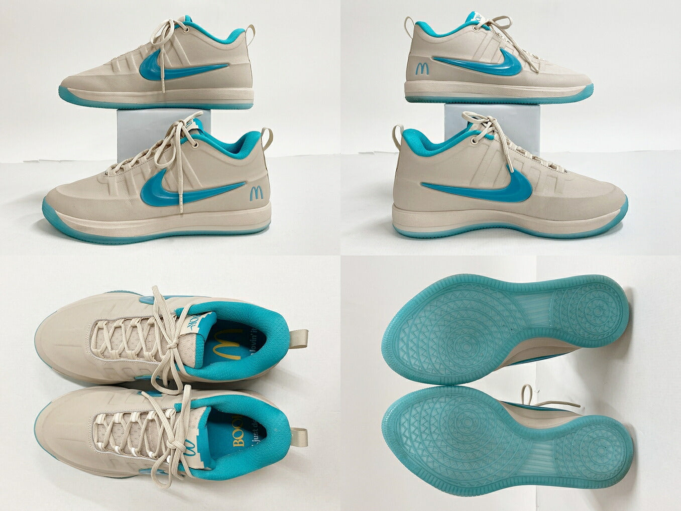 McDonald's x Nike Book 2 Turquoise Sneakers Size 28.5cm