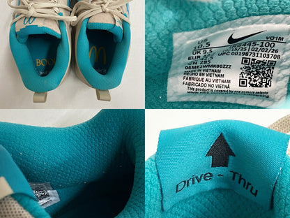 McDonald's x Nike Book 2 Turquoise Sneakers Size 28.5cm