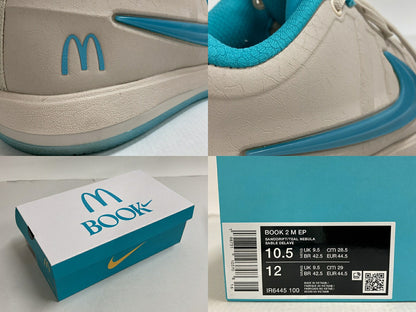 McDonald's x Nike Book 2 Turquoise Sneakers Size 28.5cm