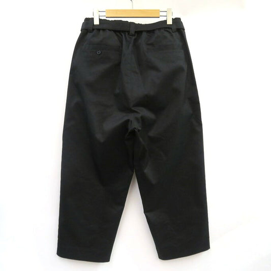 A BATHING APE BAPE BLACK Pleated Belted Pants Black Size M