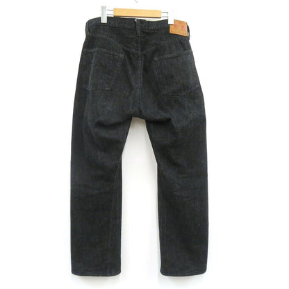 FULLCOUNT Straight Black Selvedge Denim Pants Size 32