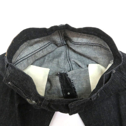 FULLCOUNT Straight Black Selvedge Denim Pants Size 32