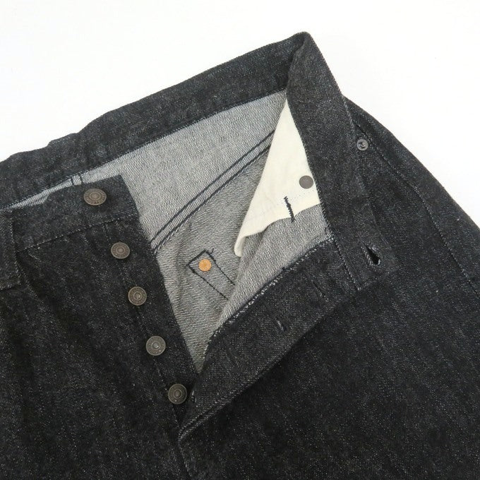 FULLCOUNT Straight Black Selvedge Denim Pants Size 32