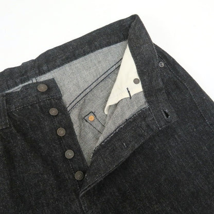 FULLCOUNT Straight Black Selvedge Denim Pants Size 32
