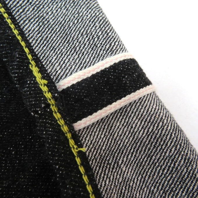 FULLCOUNT Straight Black Selvedge Denim Pants Size 32