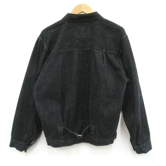 FULLCOUNT Type 1 Black Denim Jacket Size 40