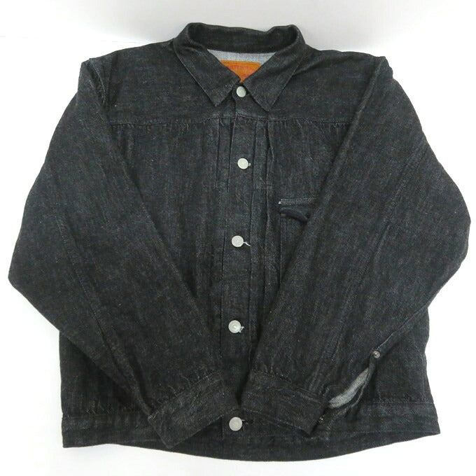 FULLCOUNT Type 1 Black Denim Jacket Size 40