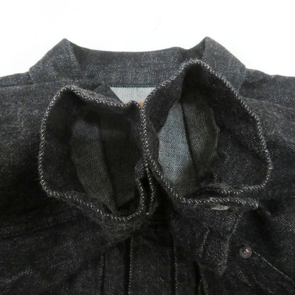 FULLCOUNT Type 1 Black Denim Jacket Size 40