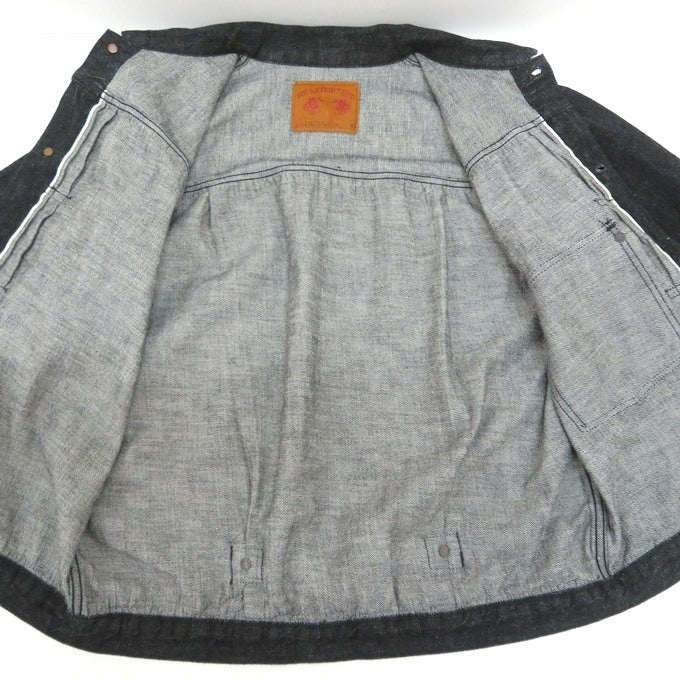 FULLCOUNT Type 1 Black Denim Jacket Size 40