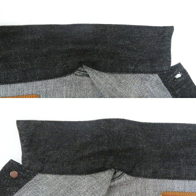 FULLCOUNT Type 1 Black Denim Jacket Size 40