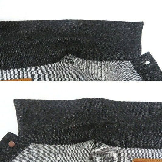 FULLCOUNT Type 1 Black Denim Jacket Size 40