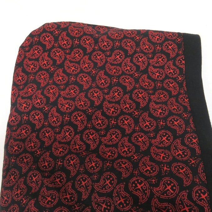 CVTVLIST USUAL HOODIE Logo Paisley-Lined Hoodie Multi Size 2