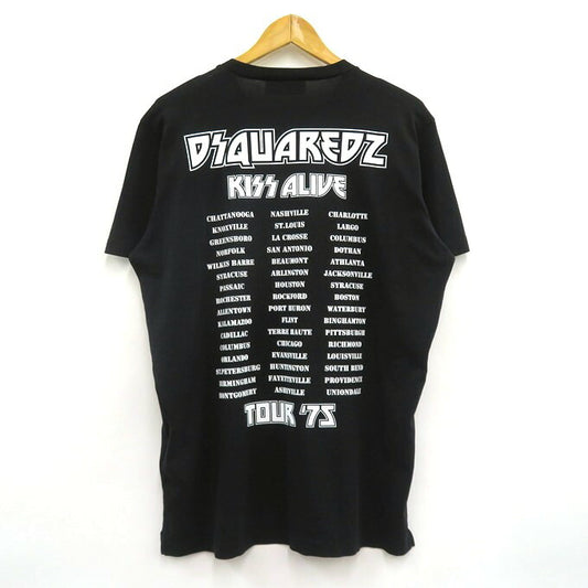 Dsquared2 DSQUARED x KISS Rhinestone Studs T-Shirt Size M
