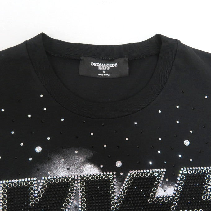 Dsquared2 DSQUARED x KISS Rhinestone Studs T-Shirt Size M