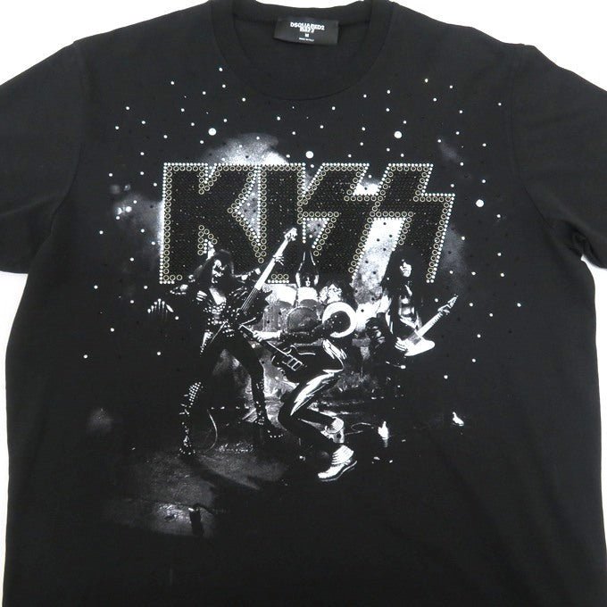 Dsquared2 DSQUARED x KISS Rhinestone Studs T-Shirt Size M