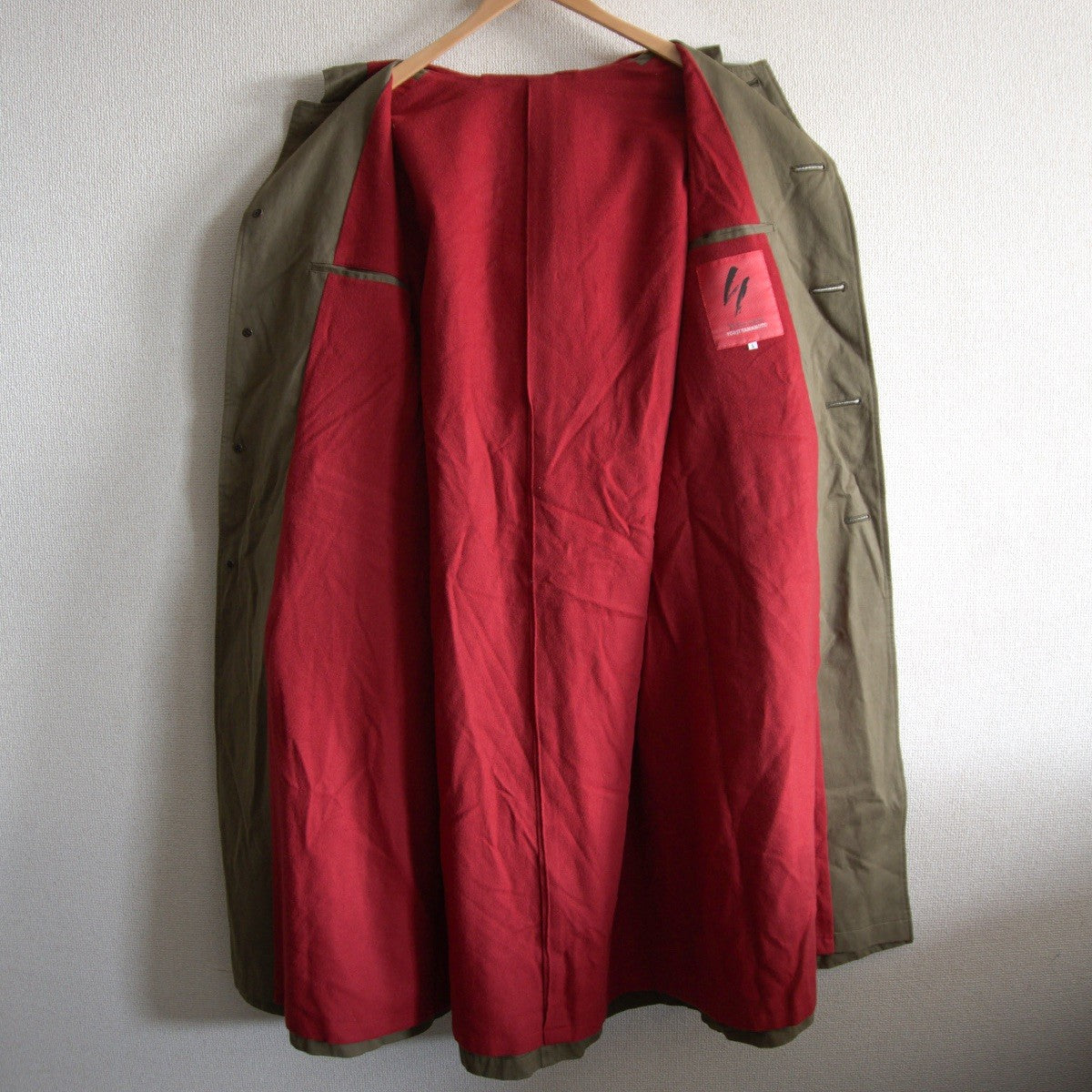 Y's for Men Hooded Coat Green Size L