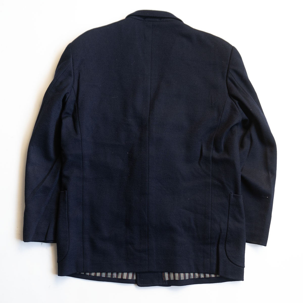BURBERRYS Double Breasted Navy Blazer Gold Buttons Size M