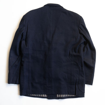 BURBERRYS Double Breasted Navy Blazer Gold Buttons Size M