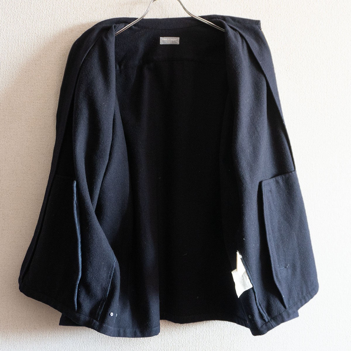 Comme des Garcons 90S Striped Wool Zip Jacket Size XL