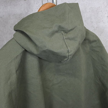 BALENCIAGA 2024 Zip Hooded Cotton Coat Khaki Size M
