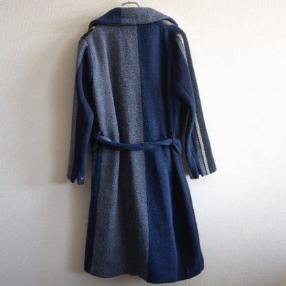 45R Crazy Pleated Wrap Coat Size 2
