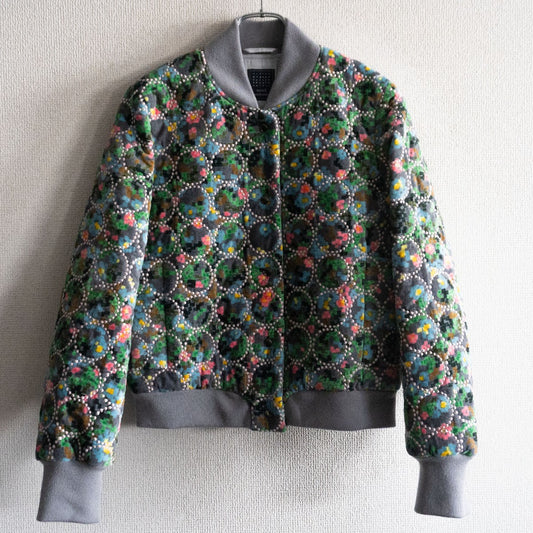 mina perhonen x flower bed 25SS Floral Tambourine Blouson Jacket Size 36