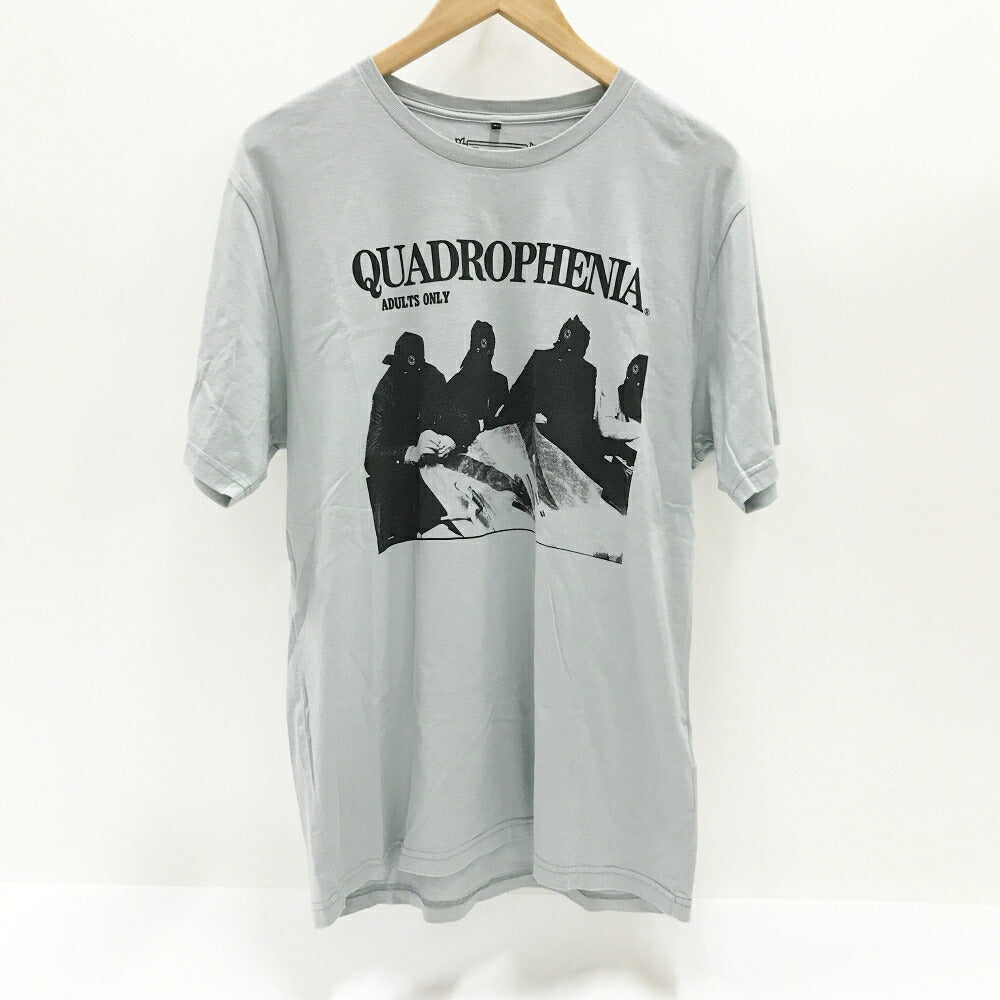 QUADROPHENIA Light Gray Graphic T-Shirt Size L