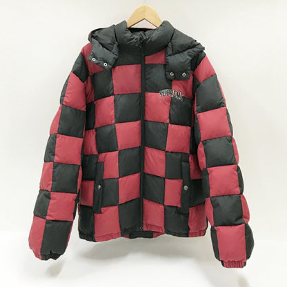 Supreme Checkerboard Puffy Down Jacket Multi Size L