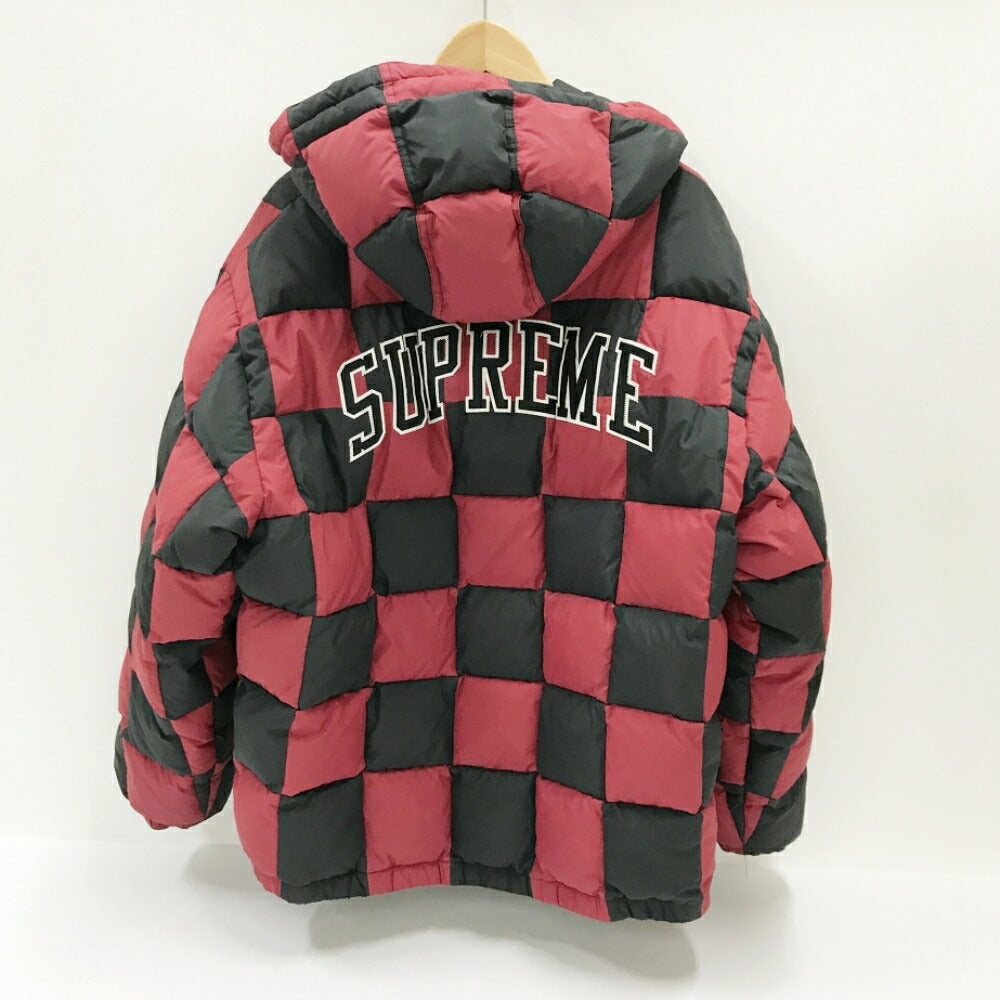 Supreme Checkerboard Puffy Down Jacket Multi Size L