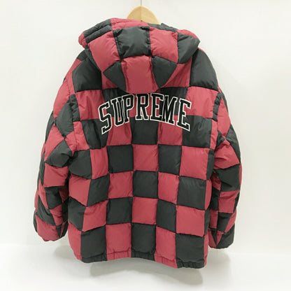 Supreme Checkerboard Puffy Down Jacket Multi Size L