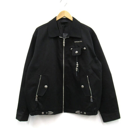 BAPE BLACK A BATHING APE Ornament Jacket Black Size M