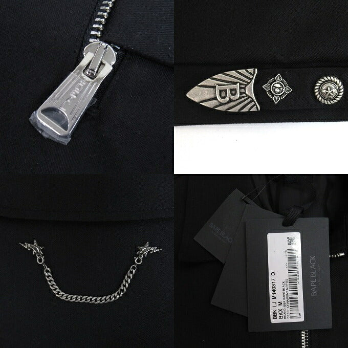 BAPE BLACK A BATHING APE Ornament Jacket Black Size M