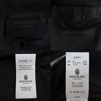 BAPE BLACK A BATHING APE Ornament Jacket Black Size M